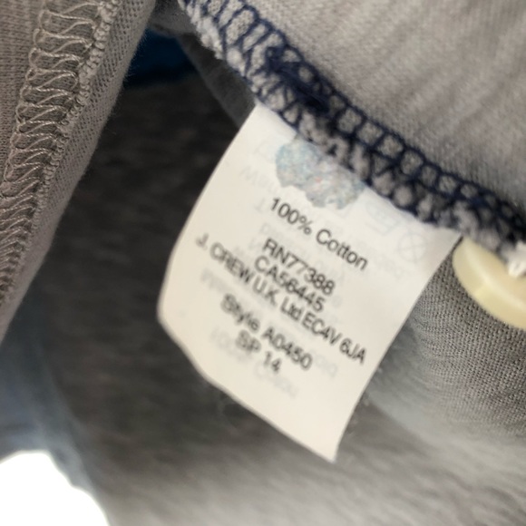 🏳️🌈NWOT- Blue & Grey Color-block Jersey Polo - Picture 5 of 6